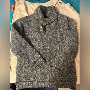 Fjallraven Lada Wool Sweater Dark Gray Men's Medium